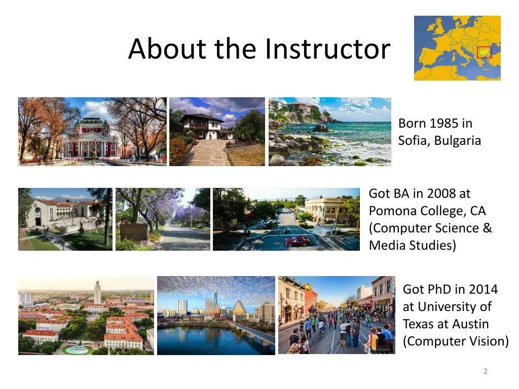 about the instructor