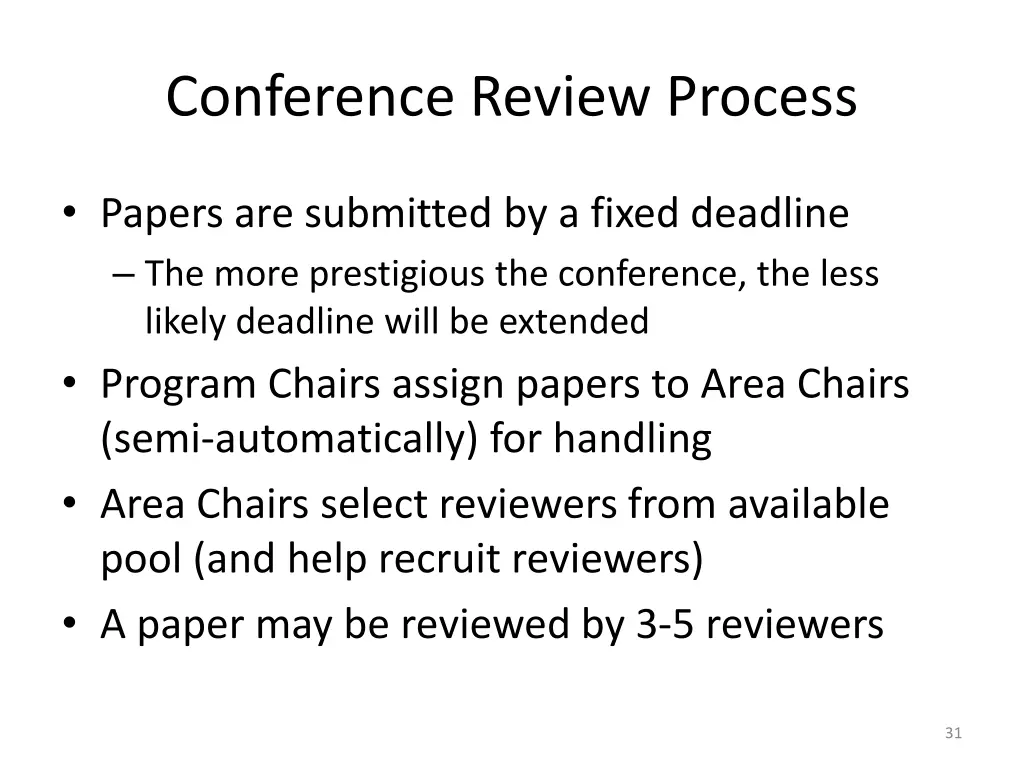 conference review process