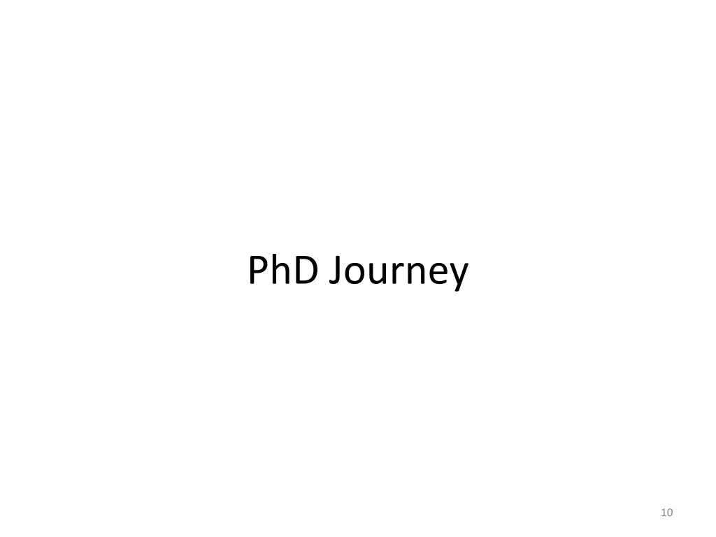 phd journey