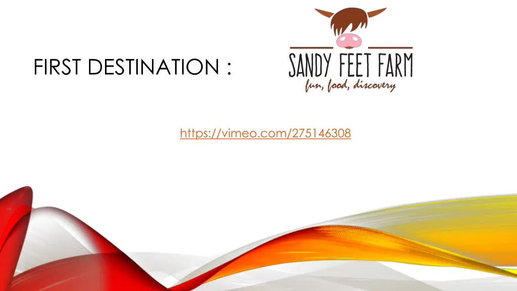 first destination