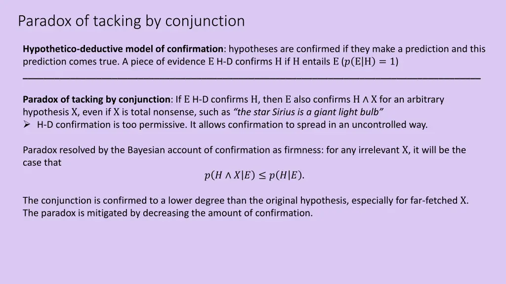 paradox of tacking by conjunction