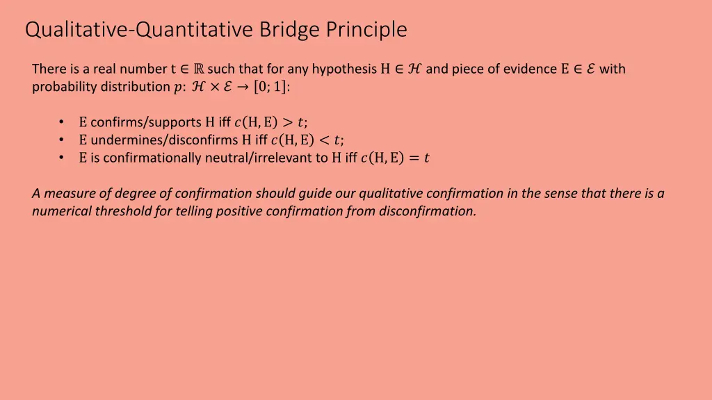 qualitative quantitative bridge principle