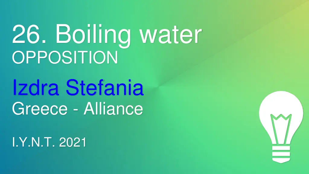 26 boiling water opposition izdra stefania greece