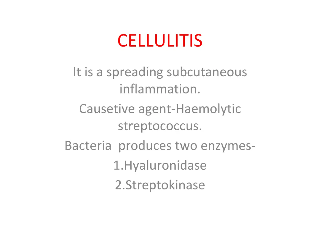 cellulitis