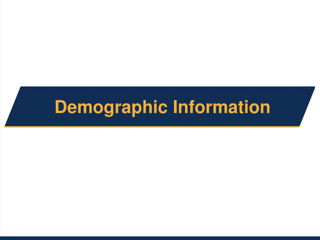 demographic information