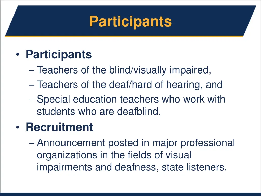 participants