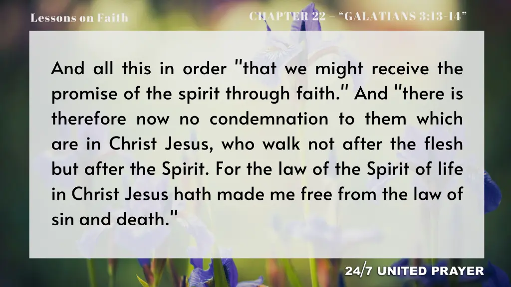chapter 22 galatians 3 13 14 11