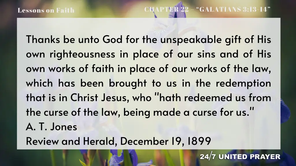 chapter 22 galatians 3 13 14 13