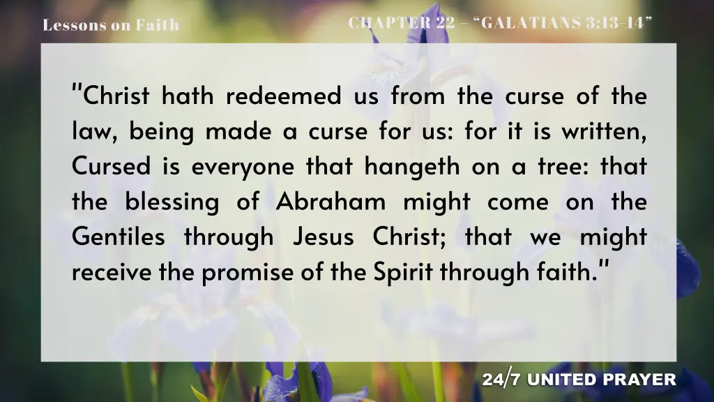 chapter 22 galatians 3 13 14 2