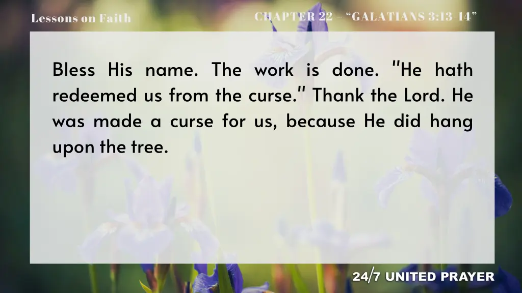 chapter 22 galatians 3 13 14 4