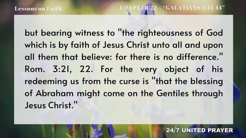 chapter 22 galatians 3 13 14 6