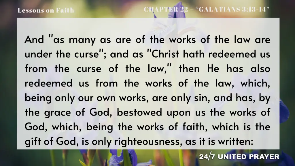 chapter 22 galatians 3 13 14 8