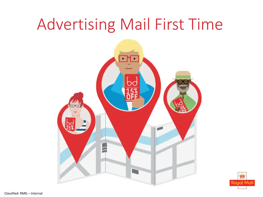 advertising mail first time user incentive