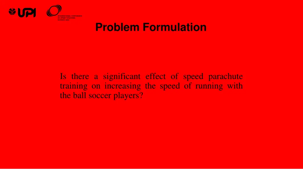problem formulation