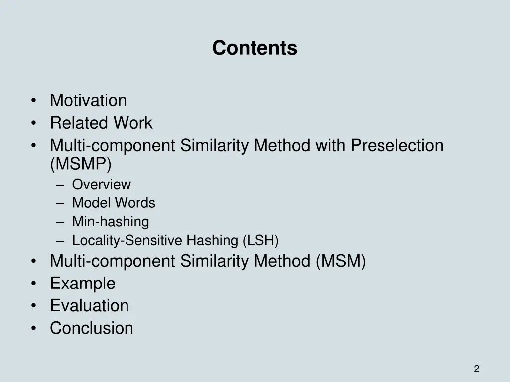 contents