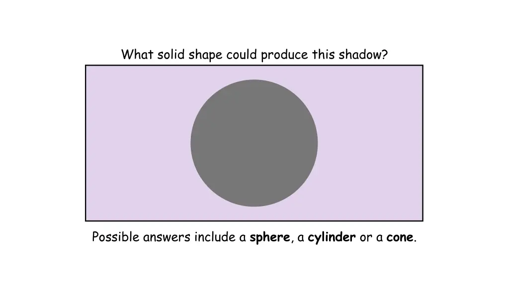 what solid shape could produce this shadow 2