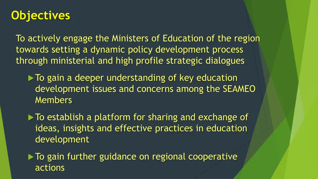 objectives
