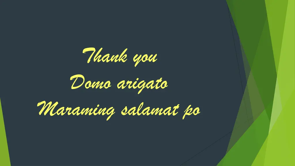 thank you domo arigato maraming salamat po