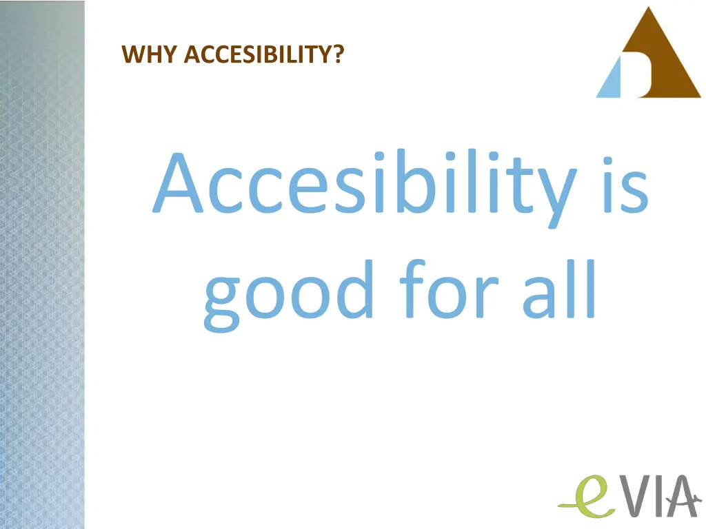 why accesibility
