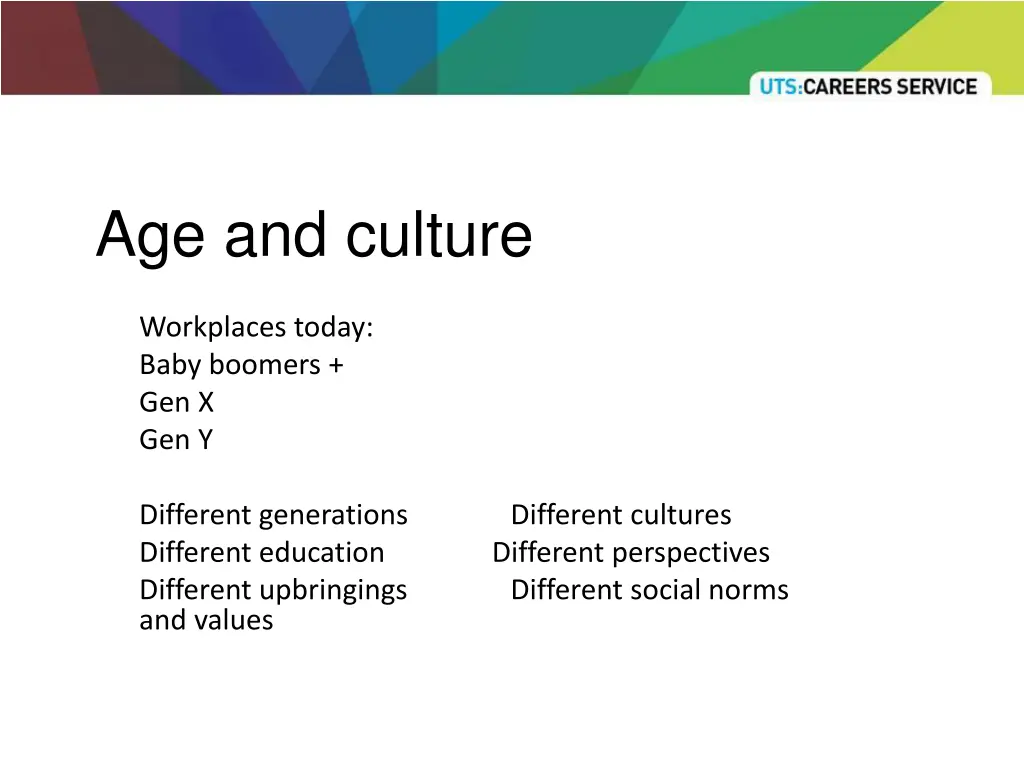 age and culture