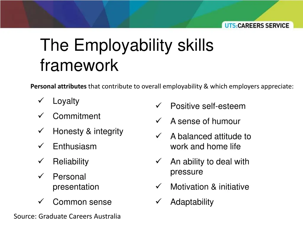 the employability skills framework