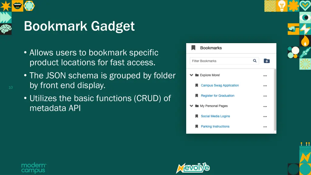 bookmark gadget