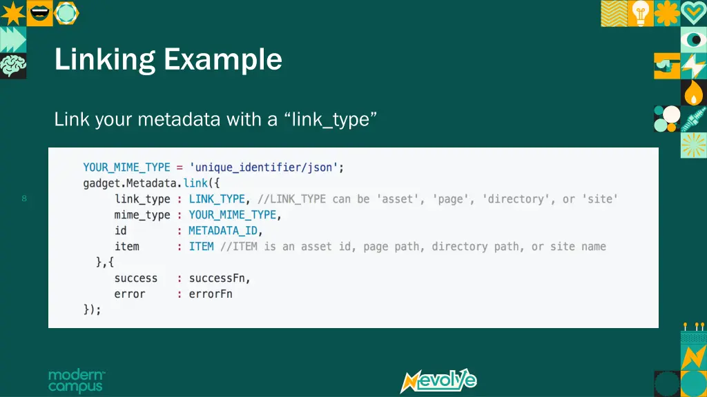 linking example