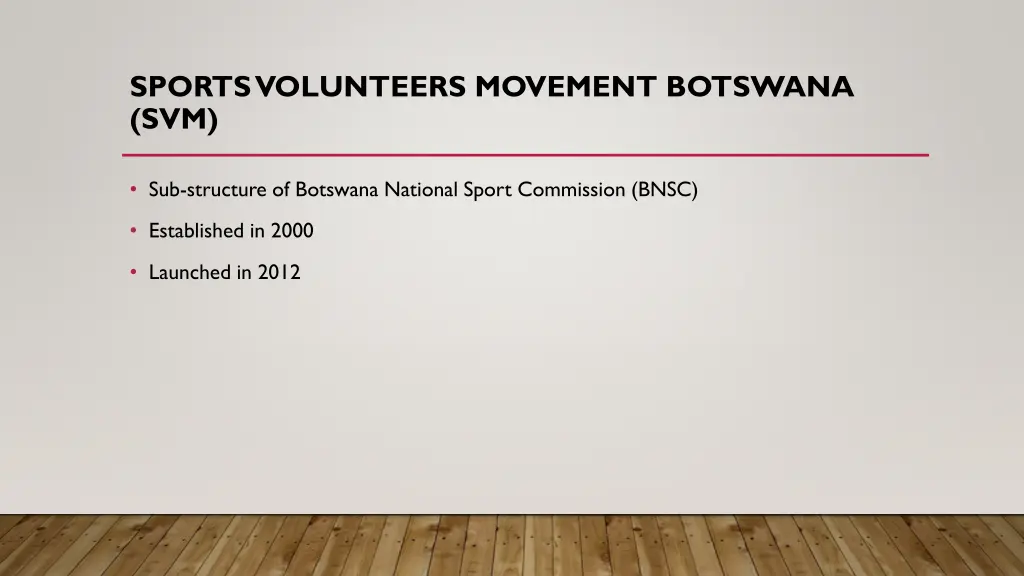 sports volunteers movement botswana svm
