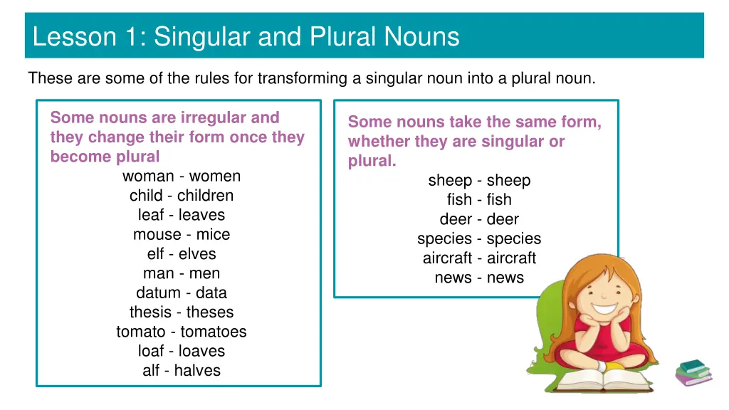 lesson 1 singular and plural nouns 3