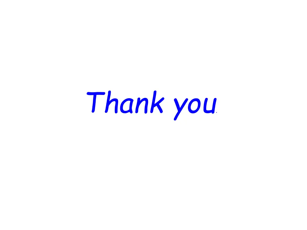 thank you