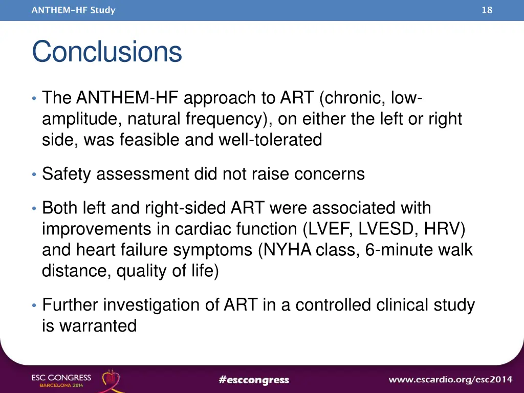 anthem hf study 16