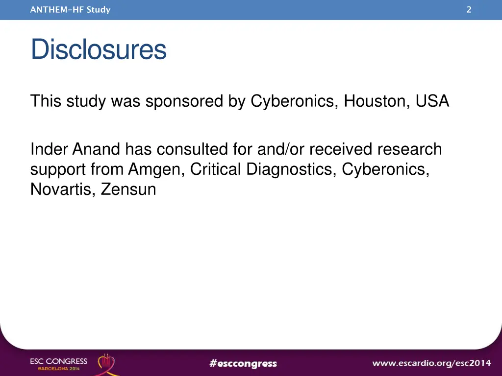 anthem hf study