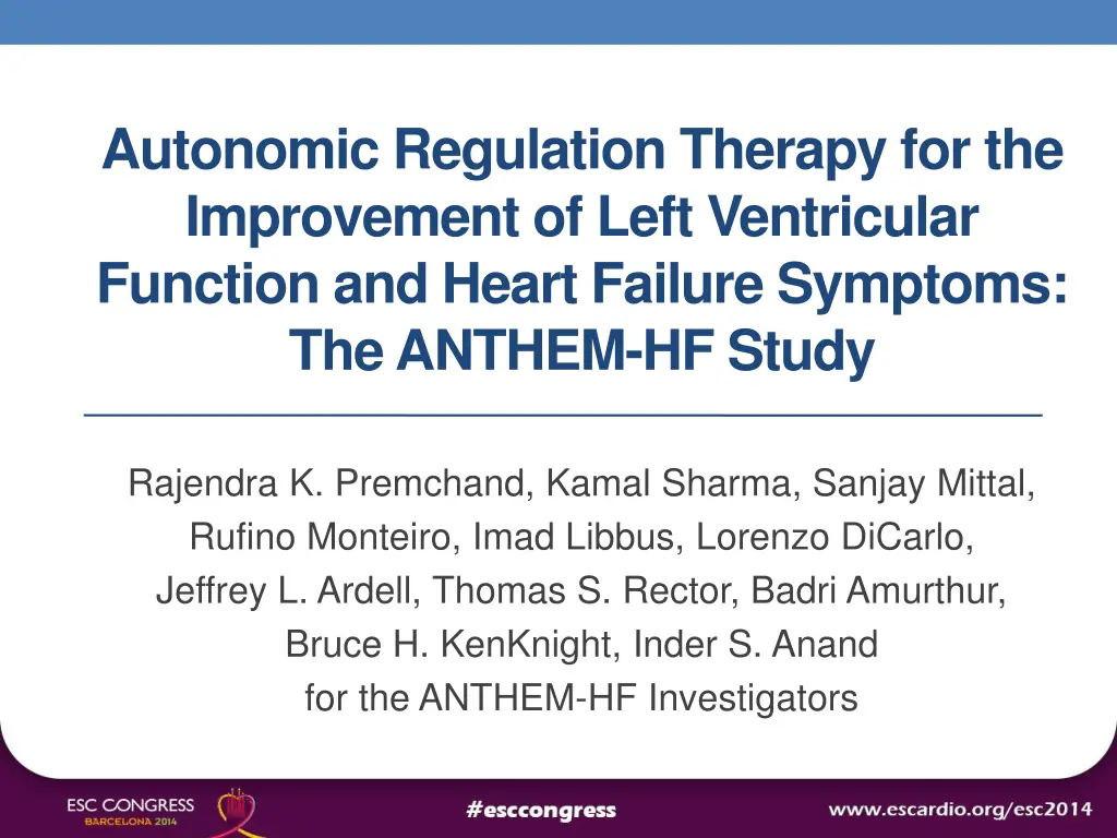 autonomic regulation therapy for the improvement