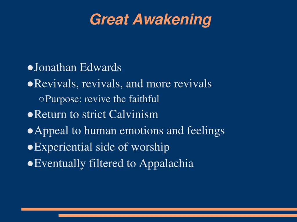 great awakening