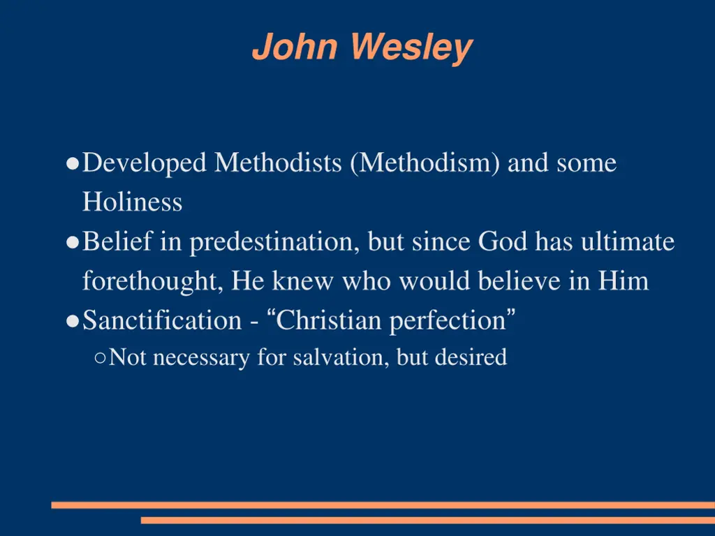 john wesley
