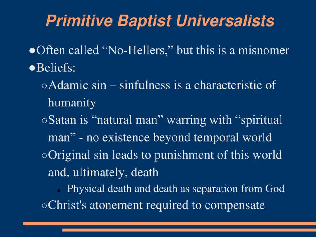 primitive baptist universalists
