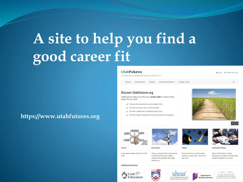 a site to help you find a good career fit