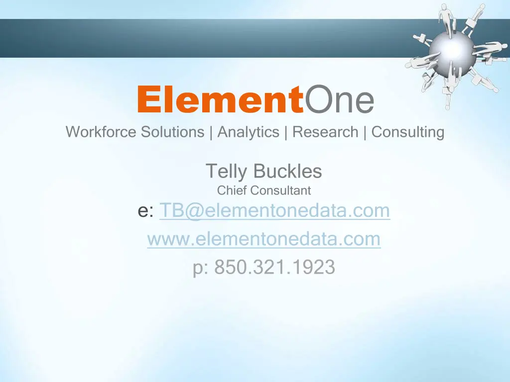 element one workforce solutions analytics