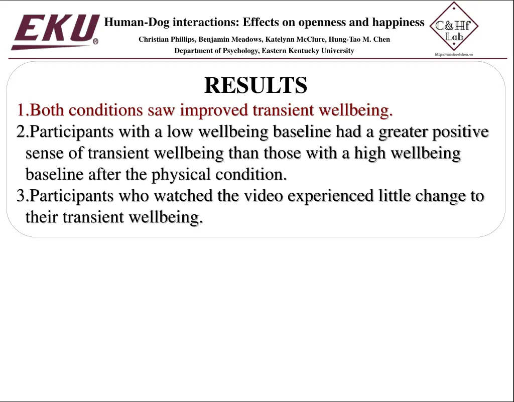 human dog interactions effects on openness 5