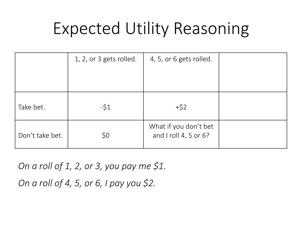 expected utility reasoning 13