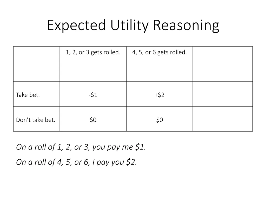 expected utility reasoning 14