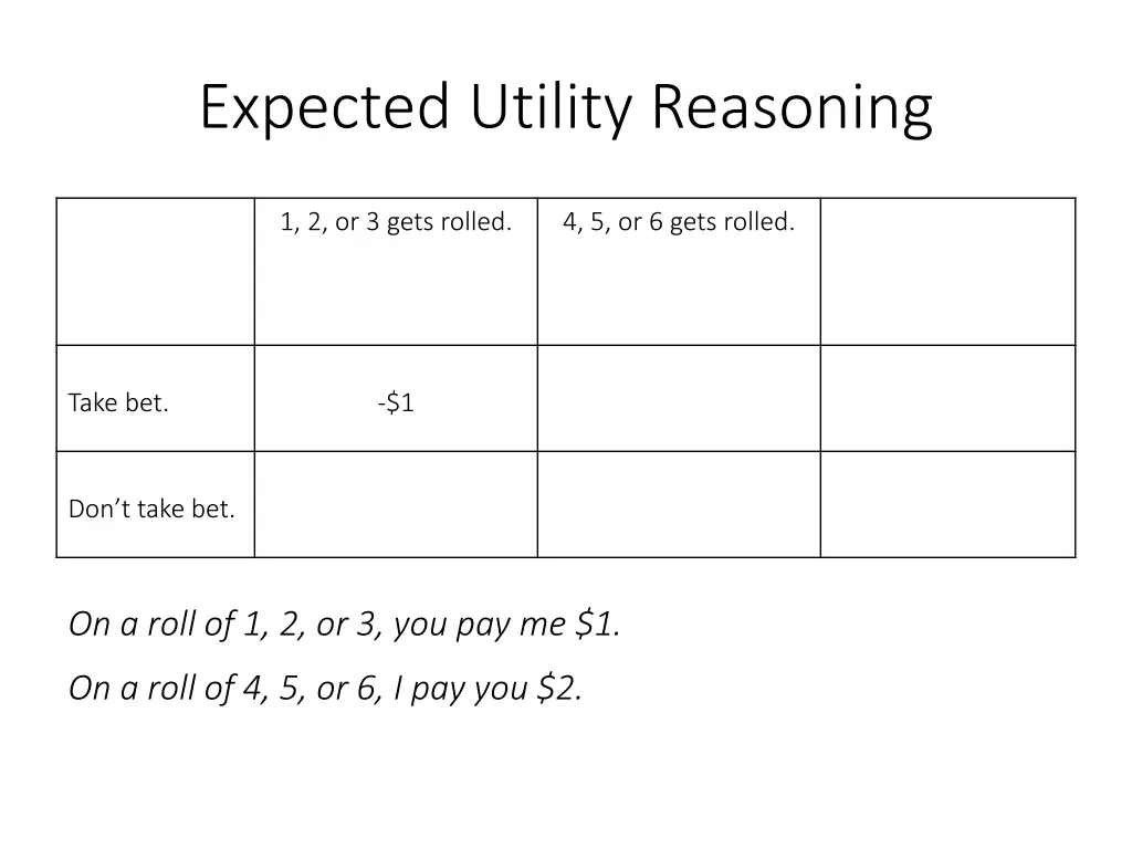 expected utility reasoning 8