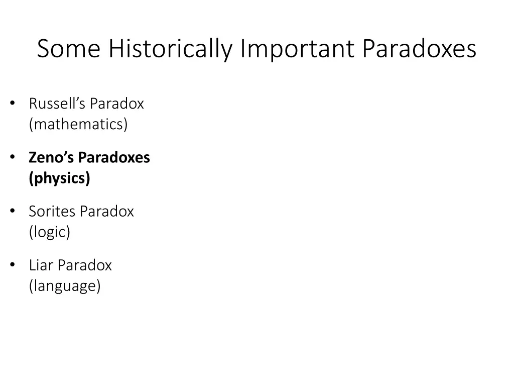 some historically important paradoxes 4