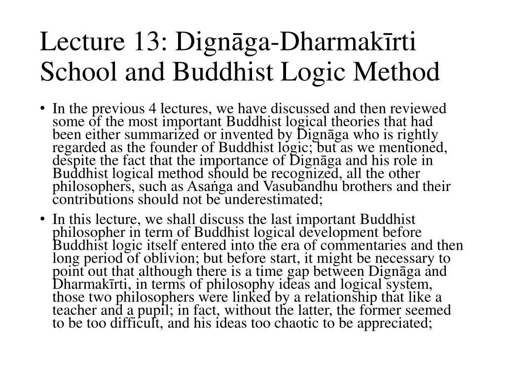 lecture 13 dign ga dharmak rti school