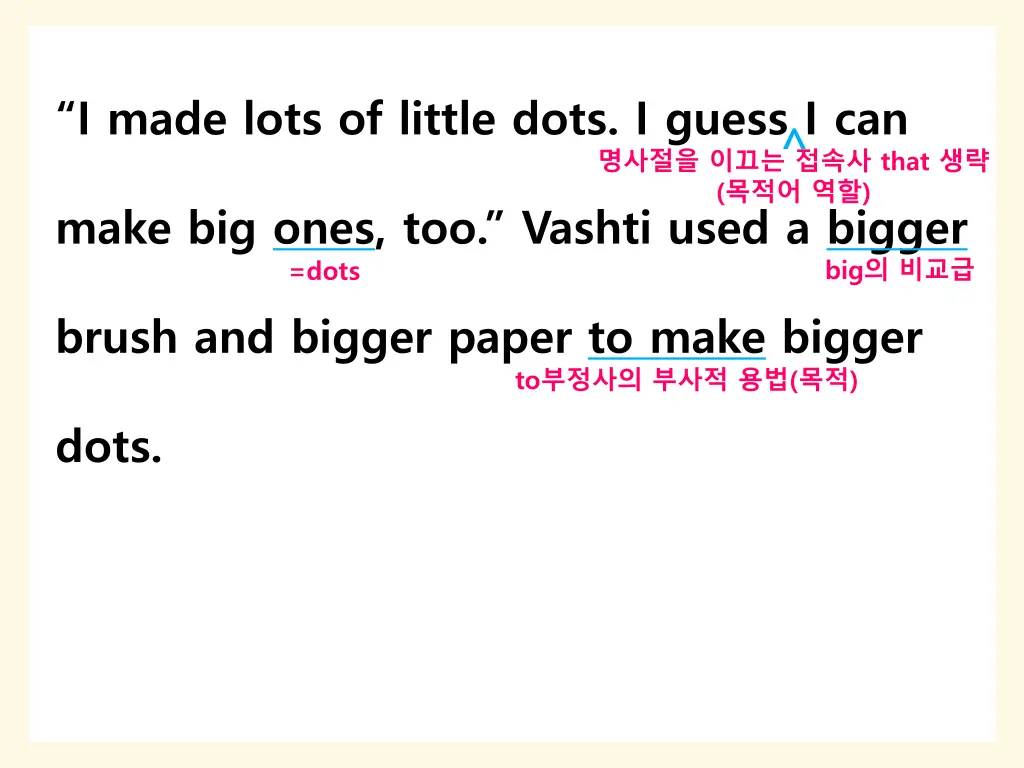 i made lots of little dots i guess i can
