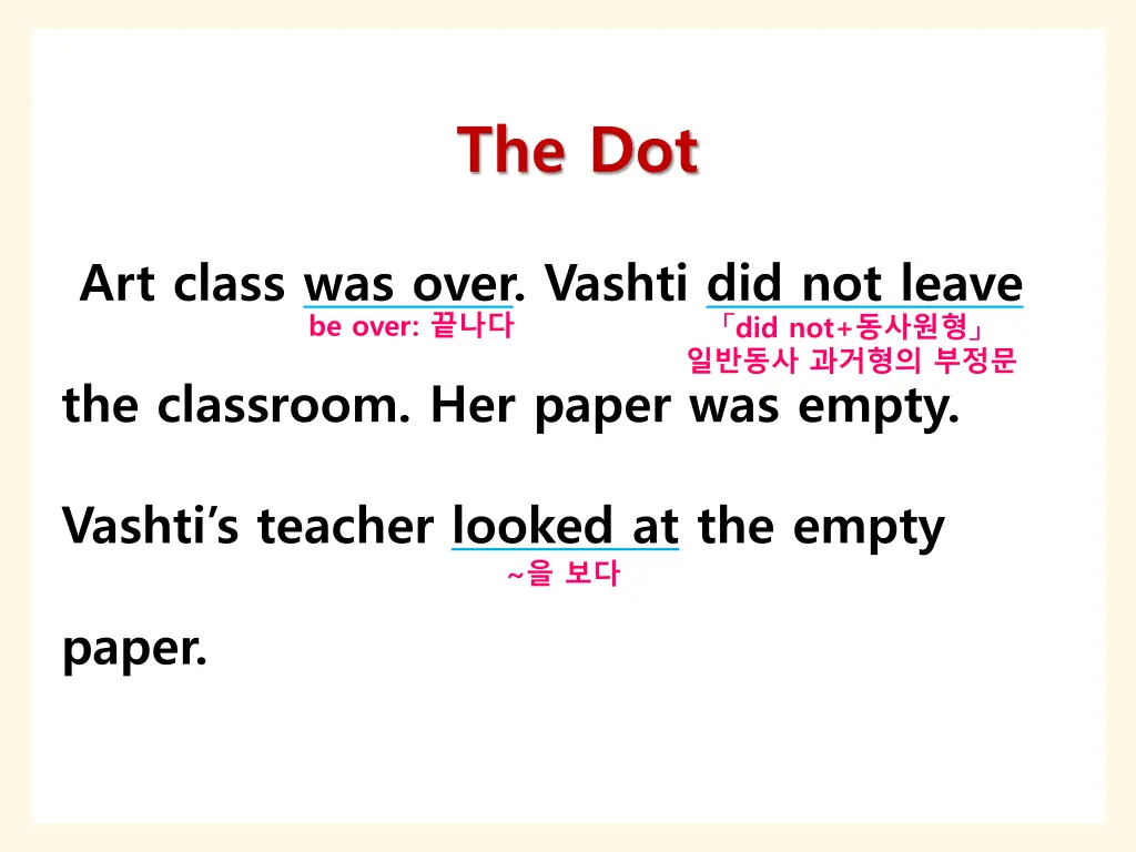 the dot