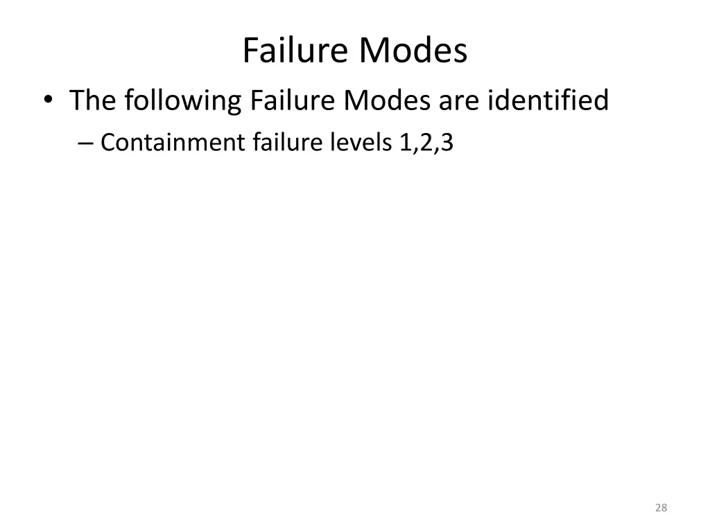 failure modes