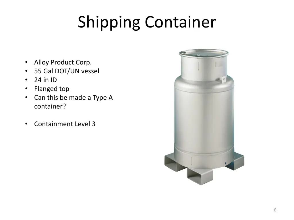 shipping container