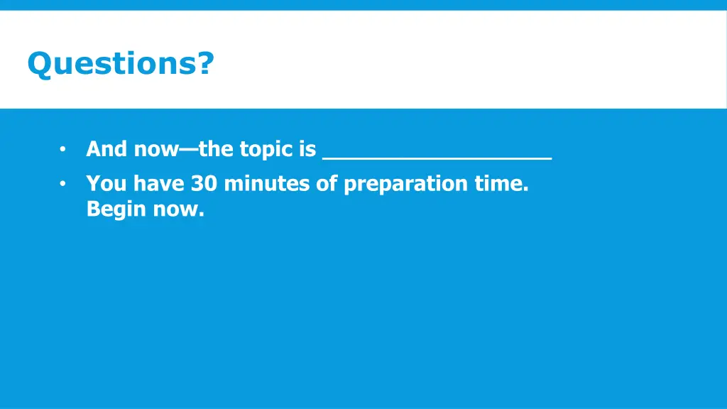questions