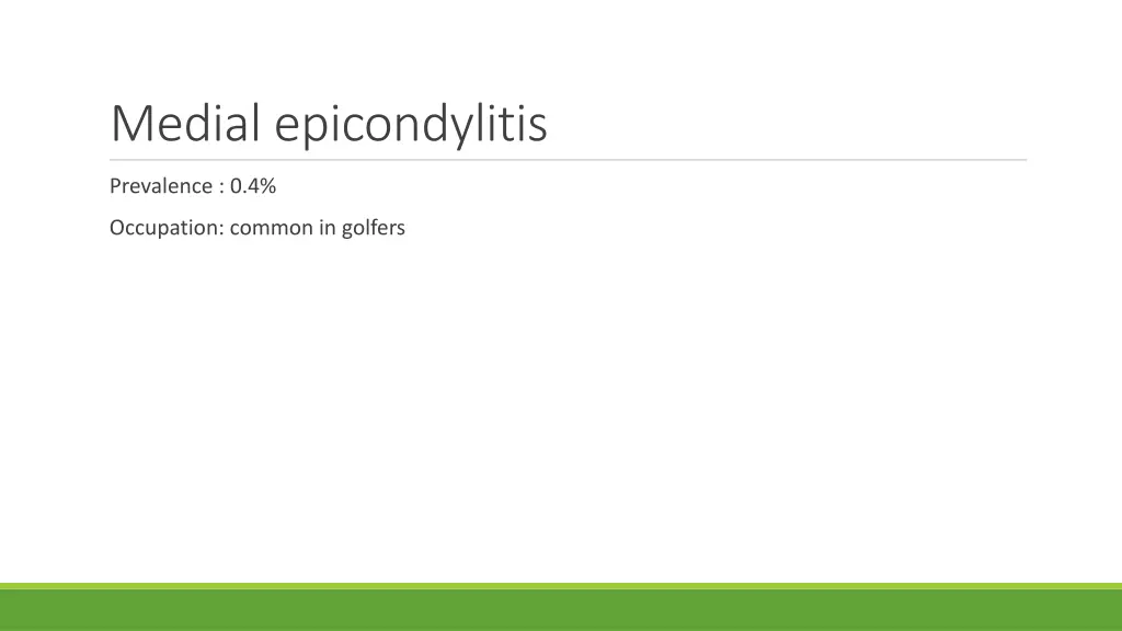 medial epicondylitis
